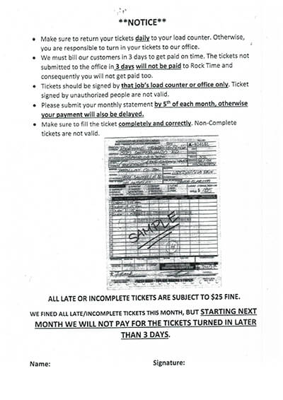 Notice